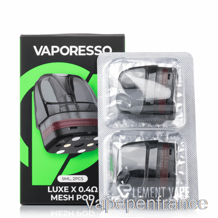 Vaporesso Luxe X Dosettes De Remplacement 0,4ohm Luxe X Pods Stylo Vape